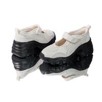 彪马（PUMA） 女子厚底运动老爹鞋玛丽珍镂空凉鞋 PULSAR WEDGE399104 米白色-银色-黑色-01 37