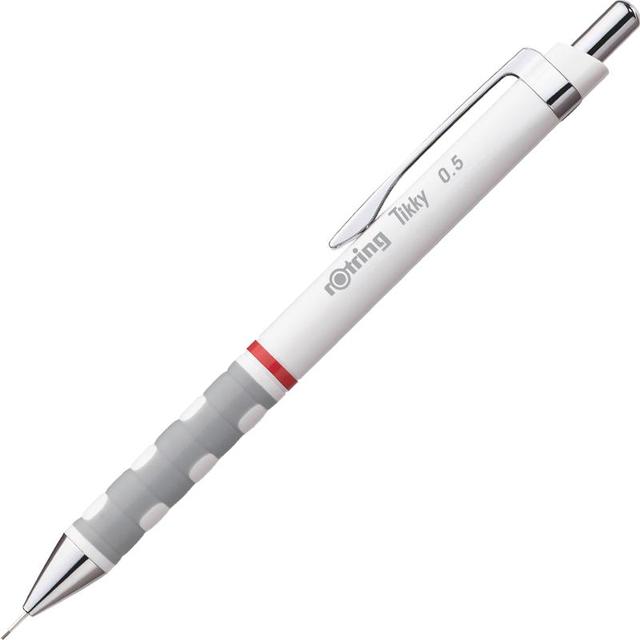 红环 防断芯自动铅笔 Tikky 白色 0.5mm