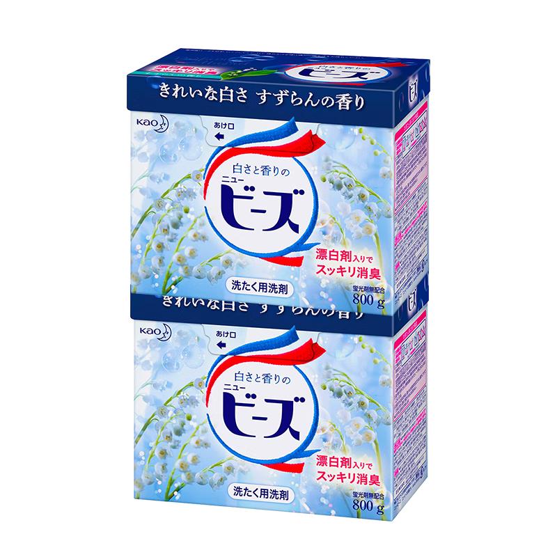 Attack 洁霸 馨香洗衣粉 800g*2盒 淡雅铃兰香+优雅玫瑰香
