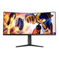 HKC 惠科 TG34C3U 34英寸 VA 曲面 FreeSync 显示器 (3440×1440、144Hz、90%DCI-P3)