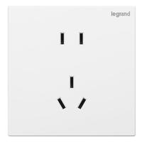 legrand 罗格朗 仕典系列 K8/426/10USLG 正五孔插座 玉兰白