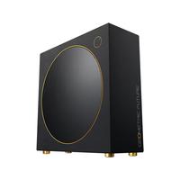 几何未来(GeometricFuture)Model0 弗朗明哥 mini电脑机箱 黑色 可折叠(支持ITX电脑机箱/带200W电源/不支持显卡安装)