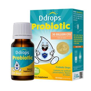 Ddrops 新生婴幼儿BB12益生菌滴剂儿童双歧动物杆菌益生菌DD小滴瓶 5ml 0岁以上