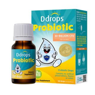 Ddrops 新生婴幼儿BB12益生菌滴剂儿童双歧动物杆菌益生菌DD小滴瓶 5ml 0岁以上