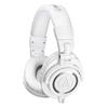 audio-technica 铁三角 ATH-M50X 限量特別版 耳罩式头戴式动圈有线耳机 白色 3.5mm