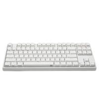 NIZ 宁芝 PLUM 87键 双模无线静电容键盘 35g 白色 RGB