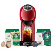 Dolce Gusto 多趣酷思 小精灵系列 Genio S Plus 胶囊咖啡机+胶囊*24 樱桃红