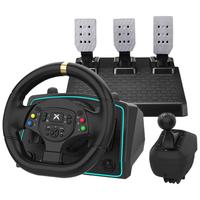 科腾1080度游戏方向盘赛车模拟器PC电脑PS4/switch/Xbox欧卡2地平线5尘埃神力科莎学车方向盘 1080度【霍尔金属脚踏】