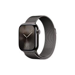 Apple Watch Series 10 智能手表 GPS+蜂窝网络款 42mm 钛金属石板色 石板色米兰尼斯表带