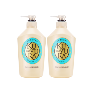 可悠然 日本進口可悠然恬靜清香香氛沐浴露550ml*2滋潤清潔