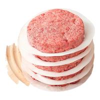 烤乐仕隔肉纸100张直径10cm牛肉饼防粘隔层食物冷冻包装油纸辅食工具