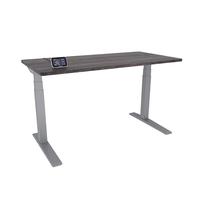 乐歌（Loctek） 智能升降桌电动电脑桌学习书桌青少年写字桌HD系列（按键款） E5HD【白腿+原木色桌板】 1.6*0.8米桌板