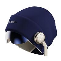 USKI 日本R2睡眠器头部按摩器按摩帽头皮颈椎眼部按摩仪热敷头眼颈一体男女 二代升级款-R2墨黛藏蓝
