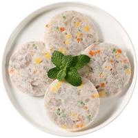 万景 北海青虾排480g 虾含量≥95%12项不添加 方便儿童早餐 生鲜海鲜 纯鲜虾饼 480g/盒