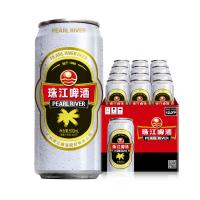 PLUS会员：珠江啤酒 12度 经典老珠江啤酒500ml*12听 整箱装 中秋礼品 家庭欢聚