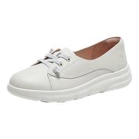 暇步士简约女鞋休闲舒适女单鞋B5K13AA4 白色 36