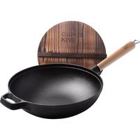 COOKER KING 炊大皇 C30ATQ1 炒锅(30cm、无涂层、铸铁)