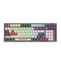  A4TECH/双飞燕 三模客制化 机械键盘  像素大战红 RGB