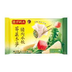 湾仔码头 荠菜冬笋猪肉水饺 36只 720g