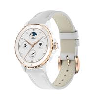 荣耀亲选 ROSSINI 2e 智能手表 38mm 鎏金白 真皮表带