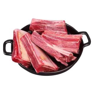 小牛纪 澳洲原切黄膘牛排骨2.5kg牛肋排炖煮烧烤冷冻带骨牛肉源头直发 草原黄膘牛排2.5kg
