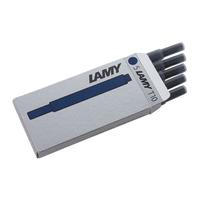 LAMY 凌美 T10 一次性墨水胆笔芯 蓝黑色 5支装 1.25ml/支