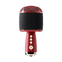 全民K歌 无线麦克风蓝牙音响手机K歌宝主播唱歌直播儿童话筒 智能降噪派对娱乐家庭KTV自用送礼M9胭脂红