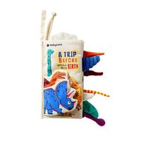 babycare 宝宝立体尾巴布书婴儿撕不烂6个月可啃咬玩具奥古斯恐龙