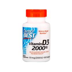 多特倍斯 维生素D3 2000IU软胶囊 180粒