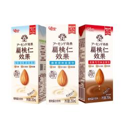 格力高 扁桃仁效果坚果奶植物奶巴旦木奶饮料混合装250ml*3盒