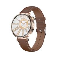  LAISIDI/莱思帝 心率血压血氧监测 女士智能手表+棕色皮革表带  39mm