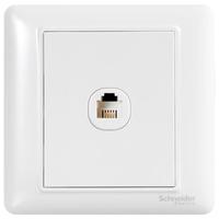 Schneider Electric 施耐德电气 Brillyn睿意系列 A3E51RJ4 86型插座 单联电话 白色
