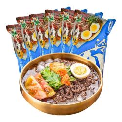 升元 低脂减脂荞麦冷面565*6袋装朝鲜冷面主食代餐速食面杂粮面3.39kg