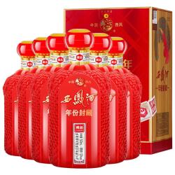西凤酒 年份封藏藏品 52度 500ml*6瓶 整箱装 凤香型白酒 送礼礼品
