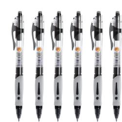 晨光 GP-1163 拔帽中性笔 黑色 0.5mm 12支装