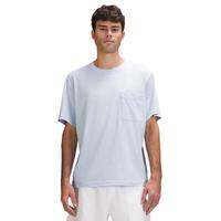 露露乐蒙lululemon丨Fundamental™ 男士宽松款 T 恤 速干 LM3ERVS 风车浅蓝 S