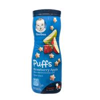 Gerber 嘉宝 星星泡芙 美版 草莓苹果味 42g