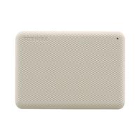 TOSHIBA 东芝 V10系列 2.5英寸Micro-B便携移动机械硬盘 1TB USB3.2 Gen 1 兼容Mac 米白