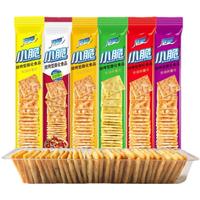 泡吧小脆非油炸膨化薯片50gx6包 多口味小包装零食小吃休闲小食品 6种口味各1包，共6包