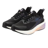 361° 361度女鞋运动鞋秋冬保暖雨屏防泼水缓震耐磨跑步鞋 曜石黑/数码薰衣草 38