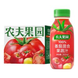 农夫果园 100%番茄胡萝卜混合果蔬汁 300ml*10瓶