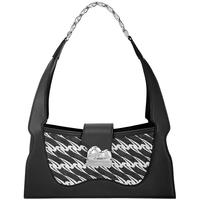 OMTO提提花篮腋下包女夏季高级感链条单肩包女辣妹斜挎包专属 鱼子酱黑【小号牛皮】