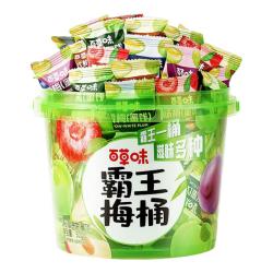 百草味 霸王梅桶500g 网红梅子零食大礼包青梅杨梅雪梅西梅