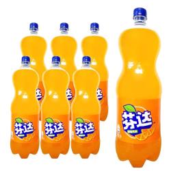 芬达 可口可乐（Coca-Cola）芬达 Fanta 高考季 橙味 汽水 碳酸饮料 2L*6瓶 整箱装 高分必达