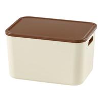 稻草熊杂物塑料收纳箱大号加厚家用衣物零食玩具客厅整理箱桌面置物箱 白透大号收纳箱【三个装】