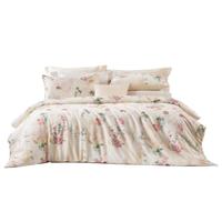 富安娜 家纺 圣之花床上四件套纯棉床品套件双人床单被套 圣之花-温暖调 1.5米床