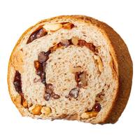 良品铺子全麦黑麦坚果车轮面包早餐吐司欧包代餐500g（原味）