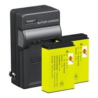 dste 蒂森特 FOR CANON LP-E12 相机电池 7.2V 2300mAh 充电套装 2块装