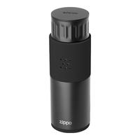 ZIPPO 之宝 男士高档泡茶轻商务杯不锈钢保温杯logo刻字 黑冰260ml