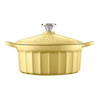 BUYDEEM 北鼎 CHEFWARE系列 CP521 汤锅(22cm、2.9L、铸铁、小鹅黄)